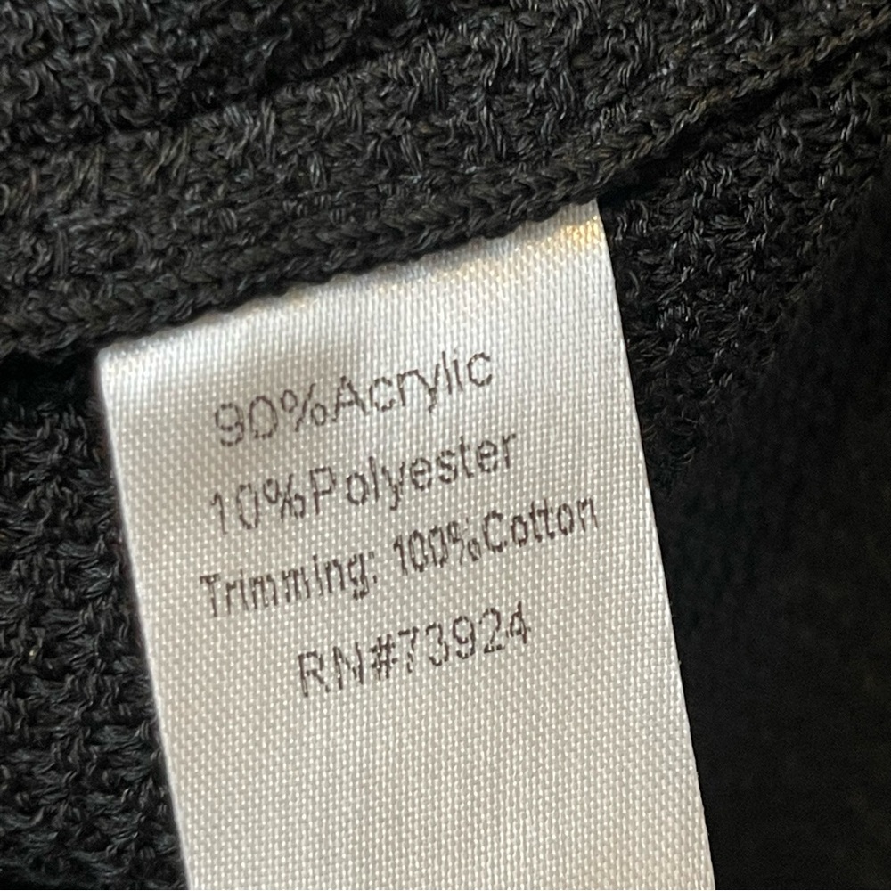 NWT Ming Wang Black Zip Up Textured Gingham Dress 2X - Picture 13 of 13